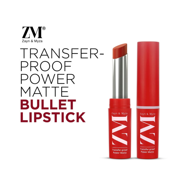 ZM Zayn & Myza Transfer Proof Power Matte Lipstick 3.2 GM