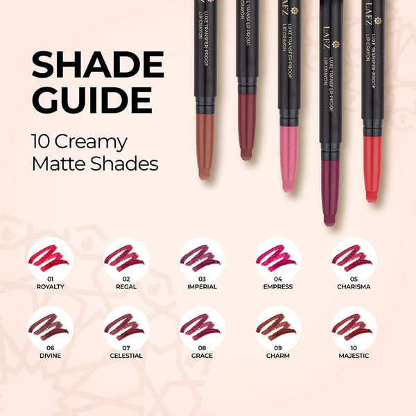 Lafz Luxe Transfer Proof Lip Crayon 1.4 GM