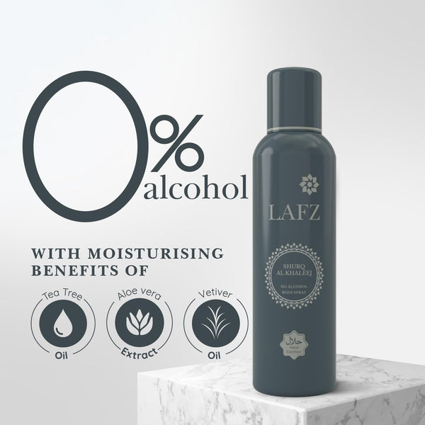 Lafz Body Spray 100 GM Men No Alcohol - Shurq Al Khaleej