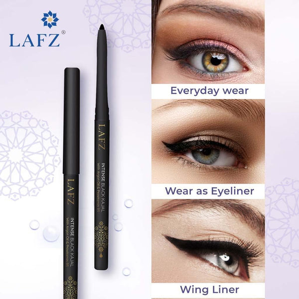 Lafz Intense Black Kajal 0.35 GM