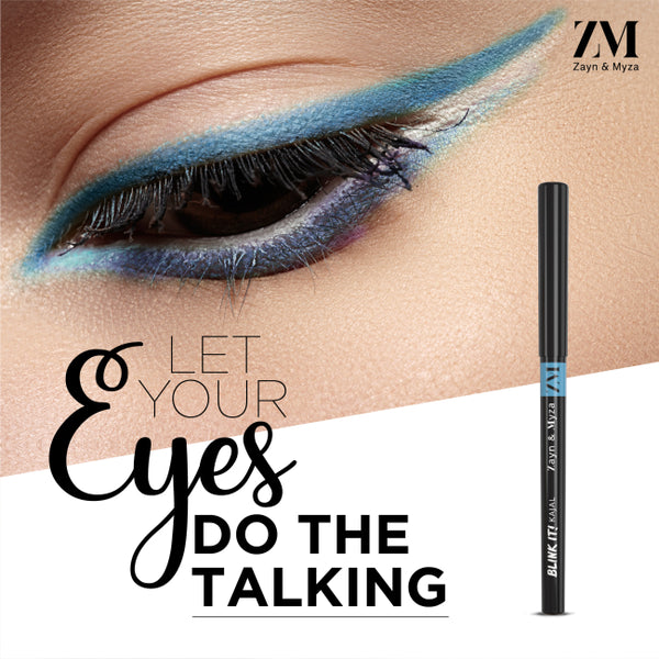 ZM Zayn & Myza Kajal Blink IT Blue - 0.35 GM