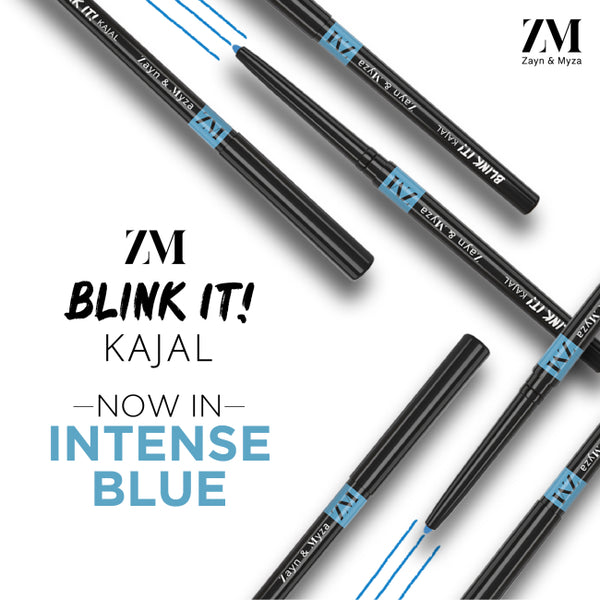 ZM Zayn & Myza Kajal Blink IT Blue - 0.35 GM