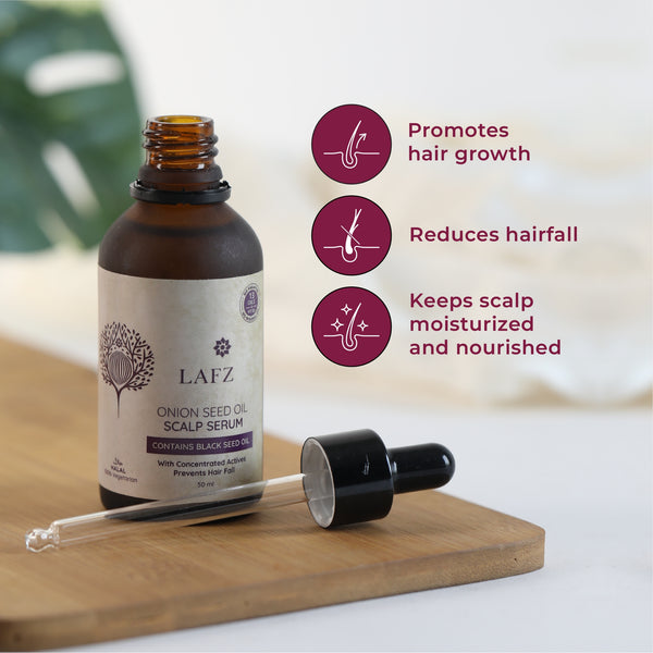 Lafz Hair Serum Onion And Black Seed 50 ML