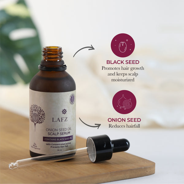 Lafz Hair Serum Onion And Black Seed 50 ML