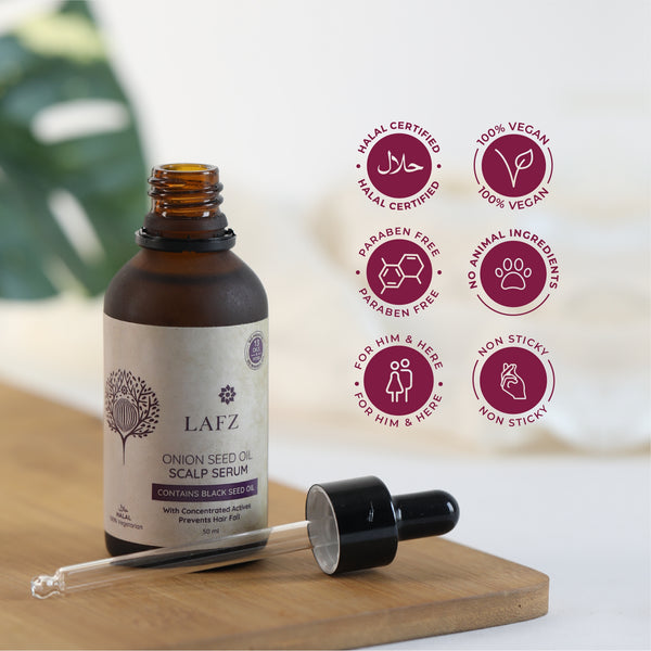 Lafz Hair Serum Onion And Black Seed 50 ML